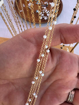 handmade gemstone chains