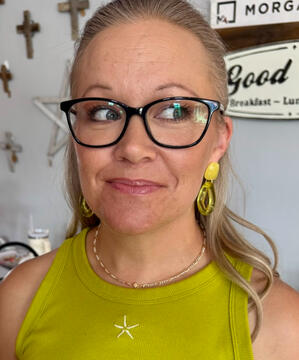 mixed metal figaro necklace with diamond